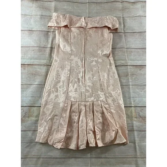 Vintage Cache Petites By Bari Protas Women's Embellished Cocktail Dress - 8 - Picture 10 of 14